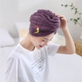 thumbnail image 4 of Cheers US Microfiber Hair Towel Wrap Ultra Absorbent, Fast Drying Hair Turban Soft, No Frizz Hair Wrap Towels for Women Wet Hair, Curly, Longer, Thicker Hair, 4 of 7