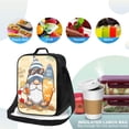 thumbnail image 4 of Honeii Hello Summer Cute Gnome Print Insulated Lunch Bag, Reusable Lunch Box for Adult, Leakproof Cooler Bag for Work Office Travel Picnic, 4 of 7