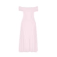 thumbnail image 3 of Women's Sexy Strapless Backless Dress - Deep V Neck, Ruffle Sleeves, Tie-Back Design, Solid Color Party Evening Dress, 3 of 4