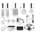 thumbnail image 2 of Accesorios para Barbacoa 18x Strade Fareast Limited Espátula de drenaje largo juego de prensa para hamburguesas juego de Tapa Plana para pescar, 2 of 8