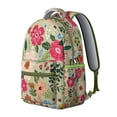 thumbnail image 2 of Ethnic Boho Backpack for Women - Vintage Tribal Print, 17" Laptop Compartment, Heavy Duty Fabric, Perfect for School, Work, & Commuting in Style, 2 of 6