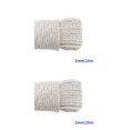 thumbnail image 3 of tredstone Color Rope Roll Twine String Cord DIY Handmade String Accessories Craft Scrapbooking Making Tool White 2mm x 25m 2Set, 3 of 6