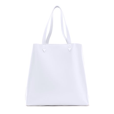 UPC: 0818993010971 | Women s Leather Tote Bag | Top Handle | Made Easy Laptop Bag | Shoulder Purse | Fits 15.6  to 17.3  inch Notebook (White)