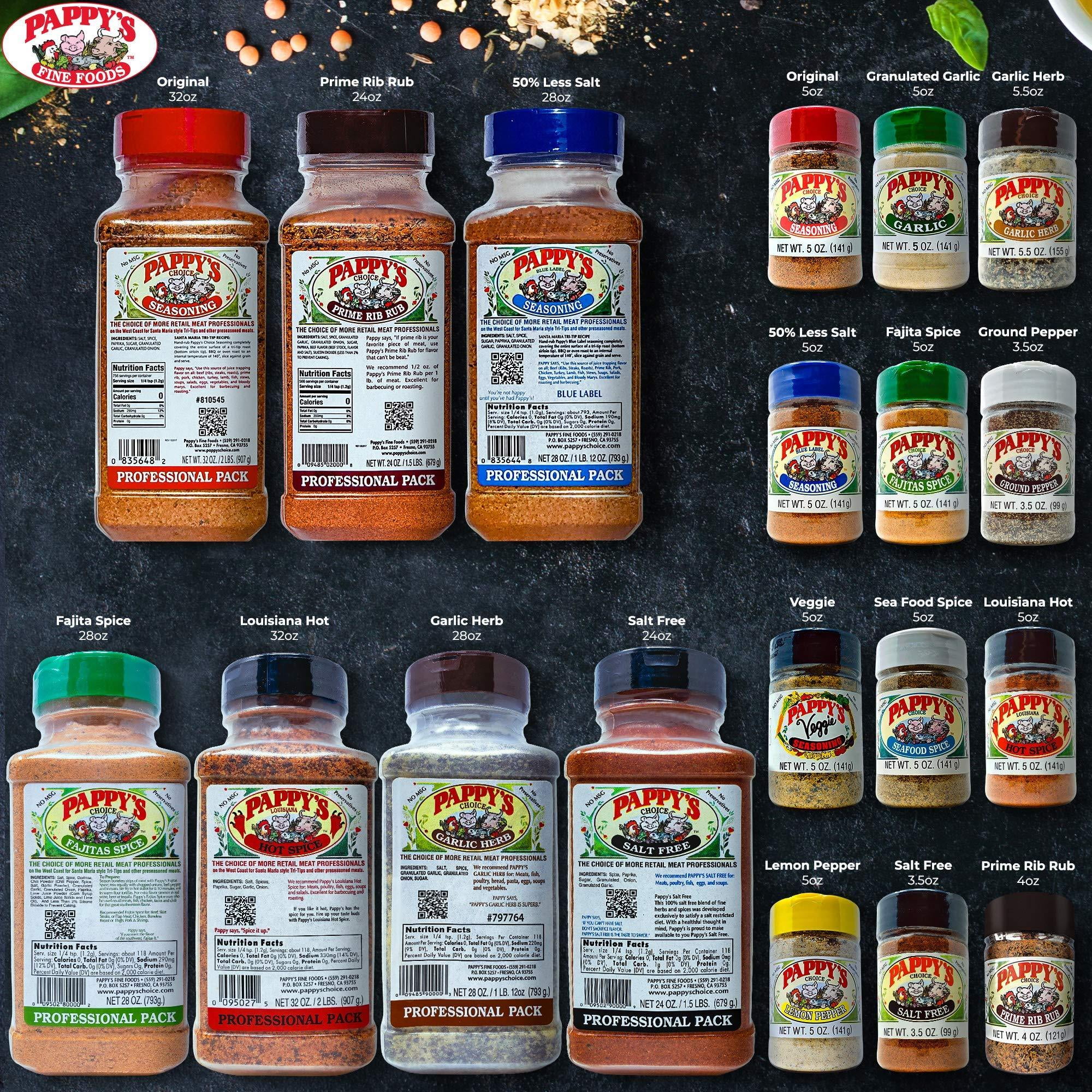 Pappy's Fine Foods Choice Original Seasonings, 32 Oz