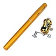 thumbnail image 4 of Almencla 5-section Mini Folding ing Rod Reel Combo Set Pocket Collapsible ing Golden, 4 of 8