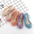 thumbnail image 4 of Douhoow Kids Girls Crystal Sandals Princess Jelly Shoes Girls Princess Shoes Children Dance Shoes, 4 of 4