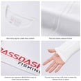 thumbnail image 5 of BASSDASH Men’s UPF 50+ Sun Protection Long Sleeve Shirts Quick Dry Performance SPF UV Shirt for Outdoors Fishing Hiking FS31M, 5 of 8