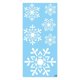 thumbnail image 4 of Fiudx Decoraciones navideñas para interiores Papel tapiz autoadhesivo para decoración de pared con copos de nieve blancos navideños para baño y sala de estar, 4 of 7