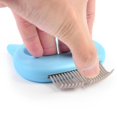 thumbnail image 4 of Pet Hair Removal Comb - Massage Tool for Removing Matted Fur, Knots, and Tangles (Blue), 4 of 4