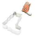 thumbnail image 3 of Mosey Cookie Cutter,Stainless Steel Cats Shape Biscuit Cookie Cutter Mold Fondant Cake Baking Tool, 3 of 6