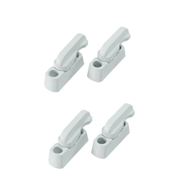 4pcs Sash Blocker Window Jammer, Door and Window Lock Anti Theft, Zinc Cast Alloy Sash Jammer Flush Lock Blocker