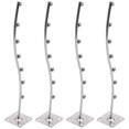 thumbnail image 1 of 4X Wall Mount Waved Waterfall Hanger Rack 7 Beads Garment Display Hooks, 1 of 5