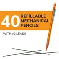 thumbnail image 3 of BIC Xtra Smooth Bright Edition Mechanical Pencils, 0.7 mm Medium Point, Refillable and Retractable, 40-Count (Color	Multi-color,  Ink Color	Black), 3 of 3