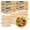 Round 1 Comp-200 Pack, variant on Microwave and Freezer Safe, BPA Free – 100 Piece (50 Pack) Meal Prep Containers with Lids, 28 oz Cornstarch Plant-based Lunch Box for Salad, Take Out Containers