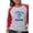 Heather/Red, variant on CafePress - I Stand With Ukraine - Womens Baseball Tee