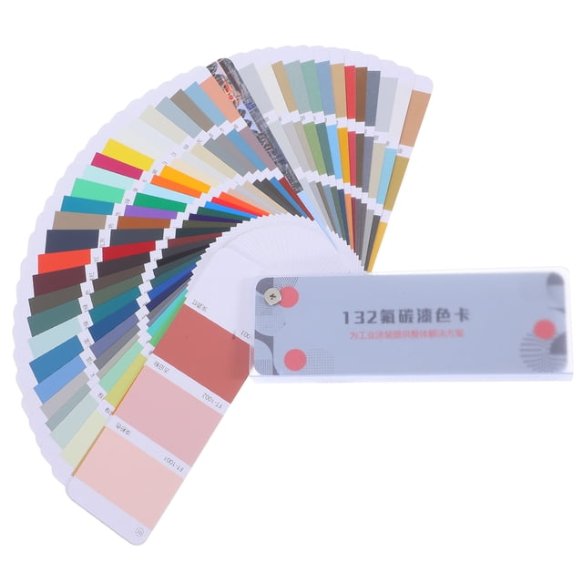 UPGRATOR Paint Sample Cards for Display MultiColor Paint Color Standard Sample Card with Extensive Color Range and Easy Matching