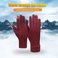thumbnail image 3 of Bewildely Manoplas de barra de bicicleta Guantes de pantalla táctil Unisex Antideslizante Protección contra la frialdad Manos Accesorios Ropa deportiva Suministros térmicos Tipo 1 Bewildely HA060059-01B, 3 of 6