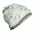 thumbnail image 1 of Birds Unisex Beanie, Thin Leafy Branches Berries, Hiking Outdoors, Reseda Green Multicolor, by Ambesonne, 1 of 1