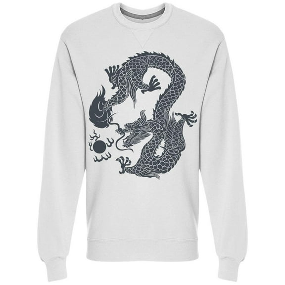 Dragon Tattoo Art   Sweatshirt Men -Image by Shutterstock, Male Medium