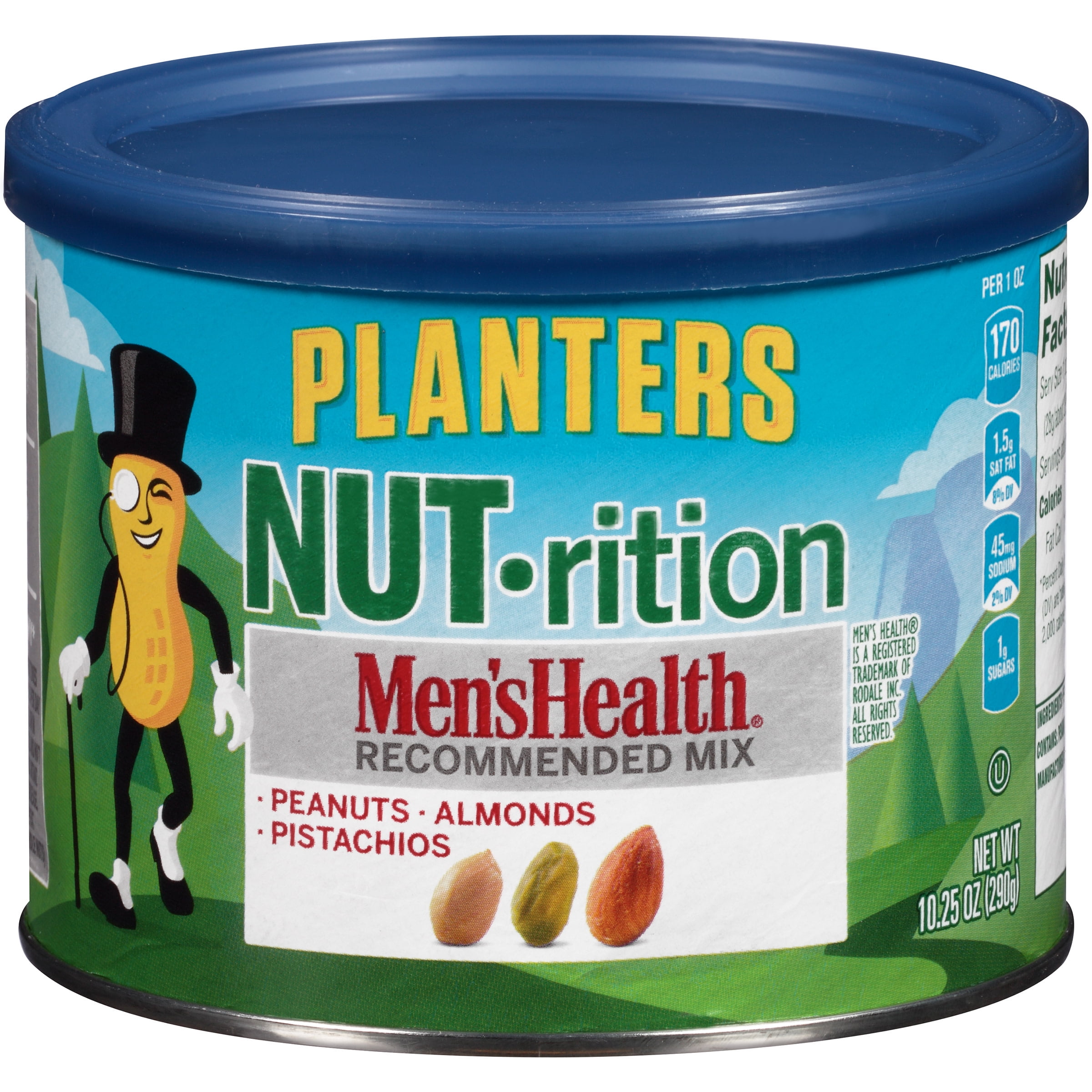 NUTrition Men's Health Nut Mix with Peanuts, Almonds