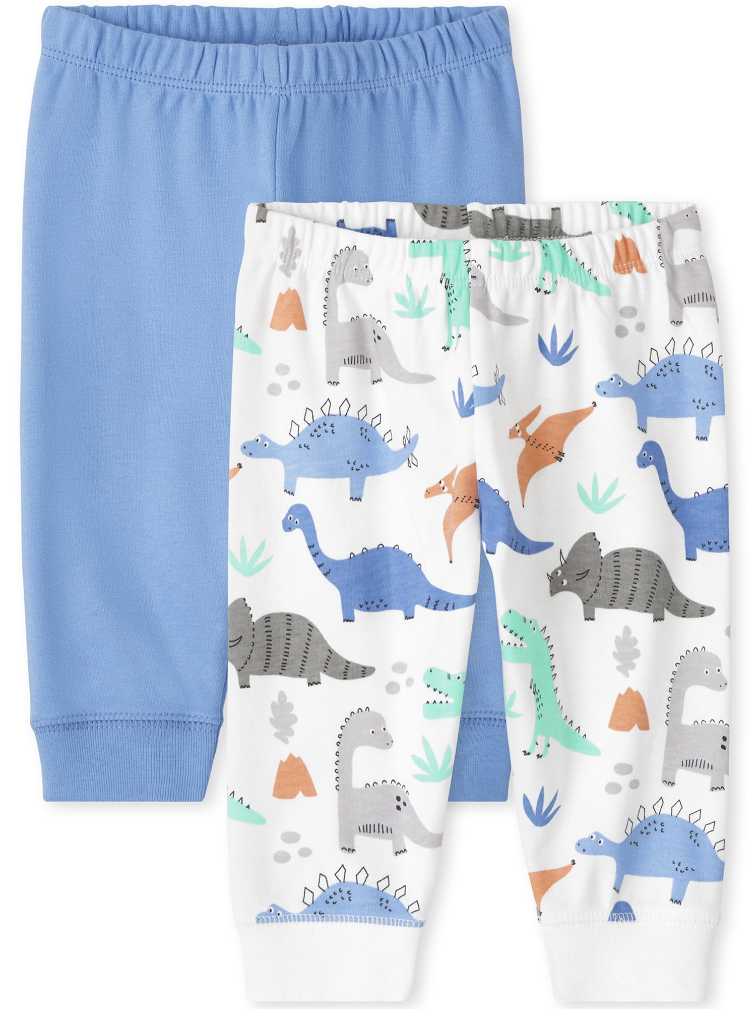 The Children's Place Newborn Boy MultiKnit 2Pack Bottoms Set, Sizes 0