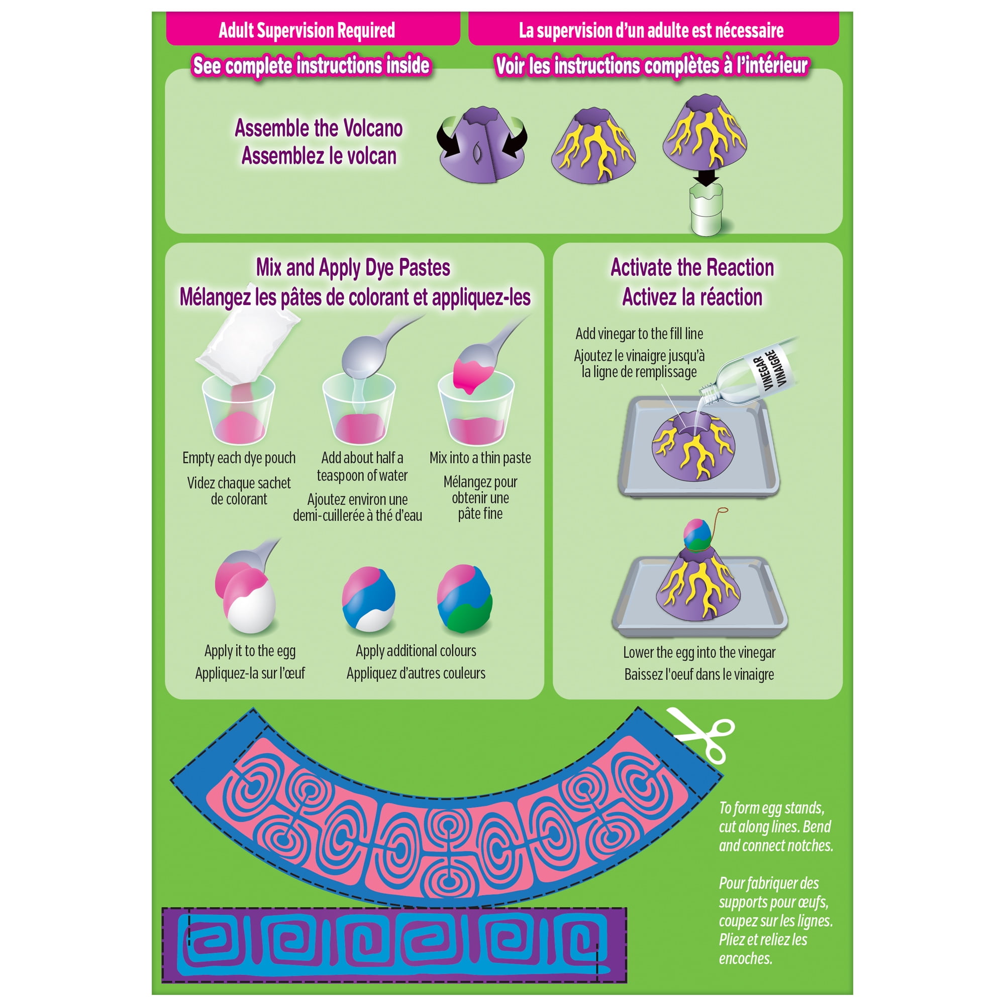 PAAS®Egg Science Kit , Eggsperiments® : Active Volcano, 1 Kit