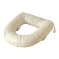 thumbnail image 4 of simhoa Toilet Seat Riser Easy to Clean Thicken Toilet Seat Pad for Seniors Patients Beige, 4 of 8