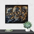 thumbnail image 5 of Diamond Art Kits for Adults, Fiery Skull TrioDiamond Painting Kits for Beginners, Frameless Round 5D Full Drill Diamonds Art Pictures Gem Art Crafts Home Decor Gifts, 5 of 8