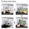 thumbnail image 5 of Yayeee Faucet Mat for Kitchen Sink 14.7" Diatomite Long Splash Guard Pad, Art Garden Scene, 5 of 7