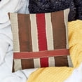thumbnail image 3 of BANET Farmhouse Decorative Throw Pillow Covers Modern  Accent Cushion Cover,Rustic Stripe Pillow Cover for Living Room Sofa Bed Chair Square Couch Pillowcase White, 3 of 6