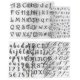 thumbnail image 3 of Letras del alfabeto de silicona decorativas para hacer tarjetas, patrón multifunción, bricolaje, álbum de recortes, decoración de álbumes de fotos, sello transparente, 3 of 4