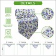 thumbnail image 5 of Purple Blue Hydrangea Table Runner Linen Burlap Table Runner 72 Inches Long Watercolor Butterfly Flowers Dresser Scarves for Kitchen Island Coffee Dining Party Wedding Banquet Holiday Decor 14"x72", 5 of 8