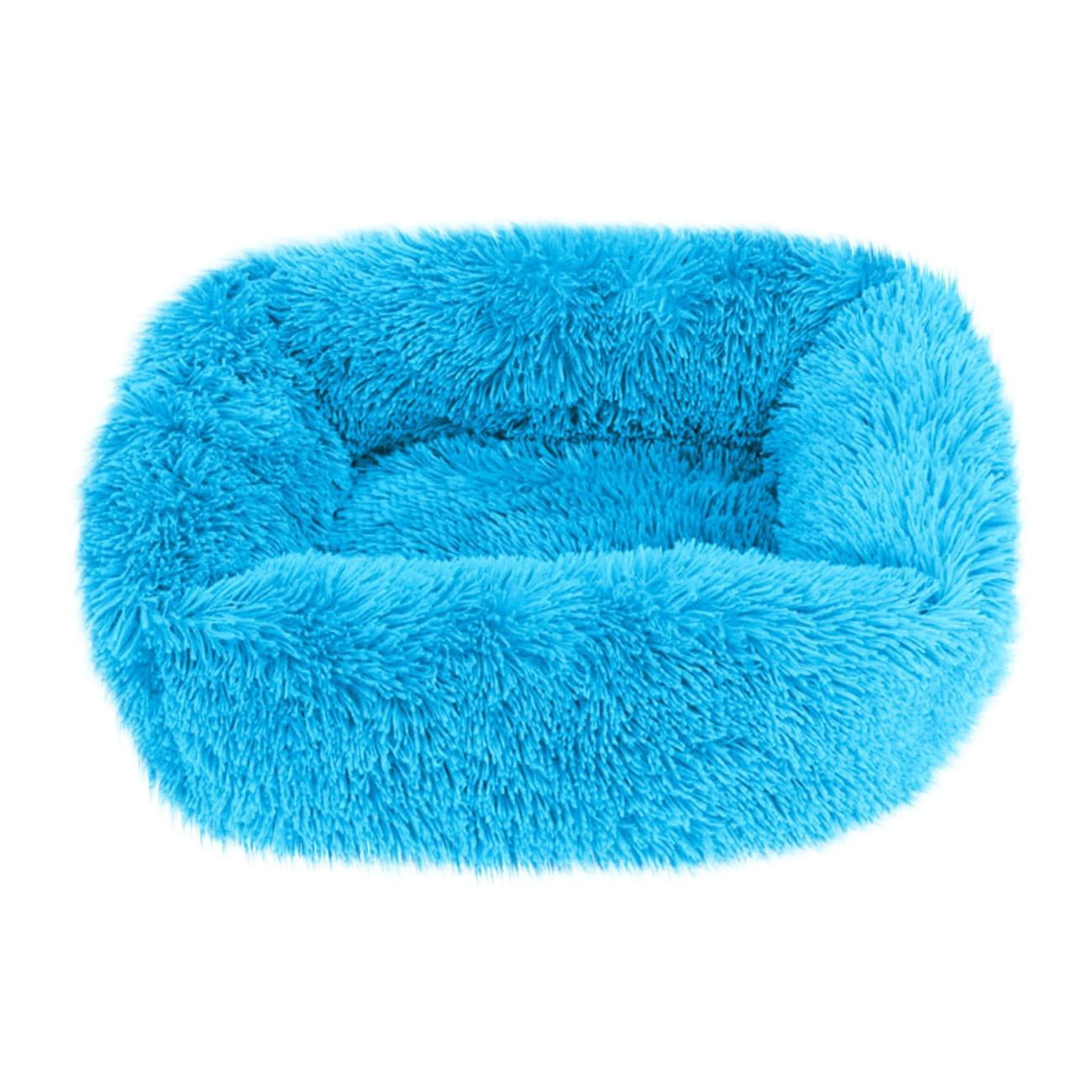 Tuvgenk Soft Dog Bed Cozy Home Washable Indoor Cat Bed Blue Warm Pet Pad