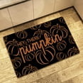 thumbnail image 5 of Hello Pumpkin Door Mat, Fall Decorations for Home, Hey There Pumpkin Fall Welcome Mat, Halloween Front Door Mat Indoor Outside Entrance, Autumn Harvest Thanksgiving Decor Doormats 17X29 Inch, 5 of 6