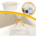 thumbnail image 1 of Hearth & Gear Small Woven Durable Present With Present Bag And Ribbon. Empty Small Rope For Storing Baby Toys. With Handle Bed Sheet Storage Bags Large Capacity Clothes Storage Bag Organizer Clothes, 1 of 5