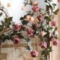 thumbnail image 3 of Artificial Small Peony Flower Vine 65" Long, 3 of 13