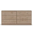 thumbnail image 5 of Home Square 4-Piece Contemporary Wood Bedroom Set, Oak, 5 of 41