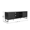 thumbnail image 4 of Merrick Lane 65" Mid-Century Modern TV Stand Made with Durable Engineered Wood in Black Accommodates up to 70" TV's, 4 of 11