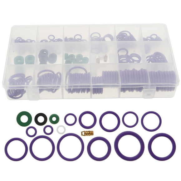 1 Set Compressor O Rings Kit Assorted Sizes O-ring Car Air Conditioning Rubber O-ring With Parts