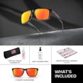 thumbnail image 3 of Oakley OO9417 Holbrook XL Square Shaped Polarized Sunglasses for Men - Includes Official Eyewear Kit - Black Ink Frame with Prizm Ruby Lens, 3 of 6