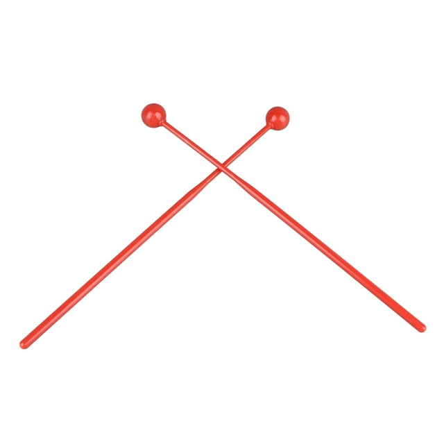 2PCS Plastic Drumsticks Set Exercise Drum Sticks With Ball Head Design Musical Instrument Percussion Accessories