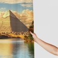 thumbnail image 3 of Autua Boat Pyramids River Bathroom Shower Curtain Set with Hooks 69"x72, 3 of 7