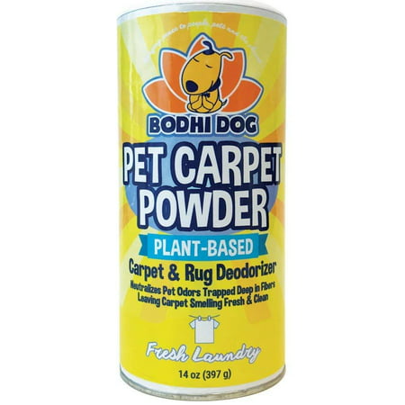 Natural Dog Odor Carpet Powder | Dry Pet Smell Neutralizer and Eliminator | Remove Urine Smells | Plant Based Biodegradable Room Deodorizer Loosens Fur and (Best Way To Remove Dog Smell From Carpet)