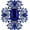 Blue, variant on Soleilie Vintage Austrian Crystal Rhinestone Flower Brooch, Women's Lapel Pin, can be paired with sweaters, coats, dresses and other accessories.