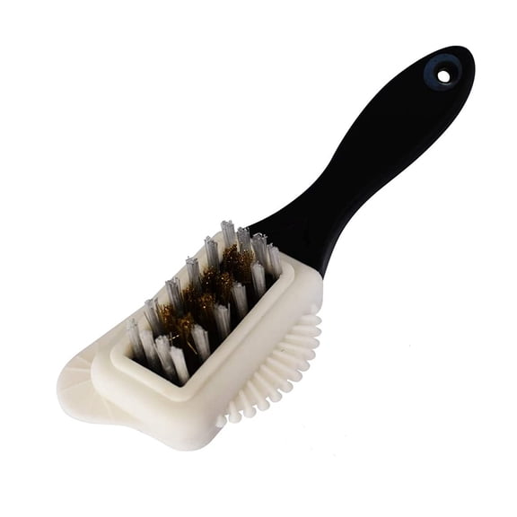 2PCS Suede Shoe Brushes, Suede & Nubuck 4-Way Leather Cleaning Brush, Nubuck Brush for Shoe Boot Bag Cleaning