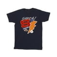 thumbnail image 3 of DC Comics Mens Shazam Fury Of The Gods Sticker Spam T-Shirt, 3 of 3
