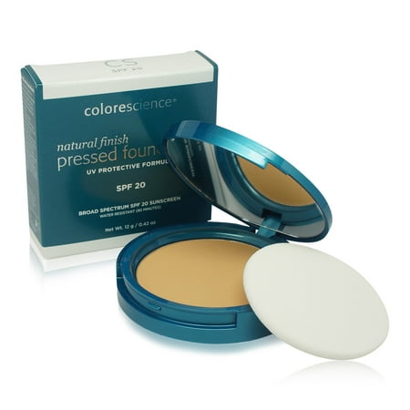 - Colorescience Finish Pressed Foundation SPF 20 Medium Bisque 0.42 oz.
