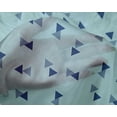 thumbnail image 4 of oneOone Silk Tabby Fabric Triangle Geometric Print Fabric BTY 42 Inch Wide, 4 of 4