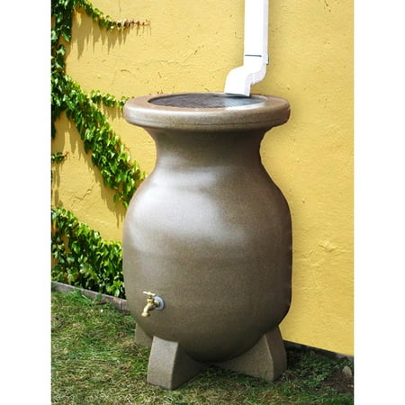 Kyoto 55 Gallon Sand-Stone-Look Rain Barrel