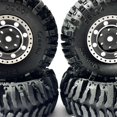 thumbnail image 3 of 4 Uds 1/24 llantas de ruedas neumático Ounissouiy RC plástico duradero para AXIAL SCX24, 3 of 6